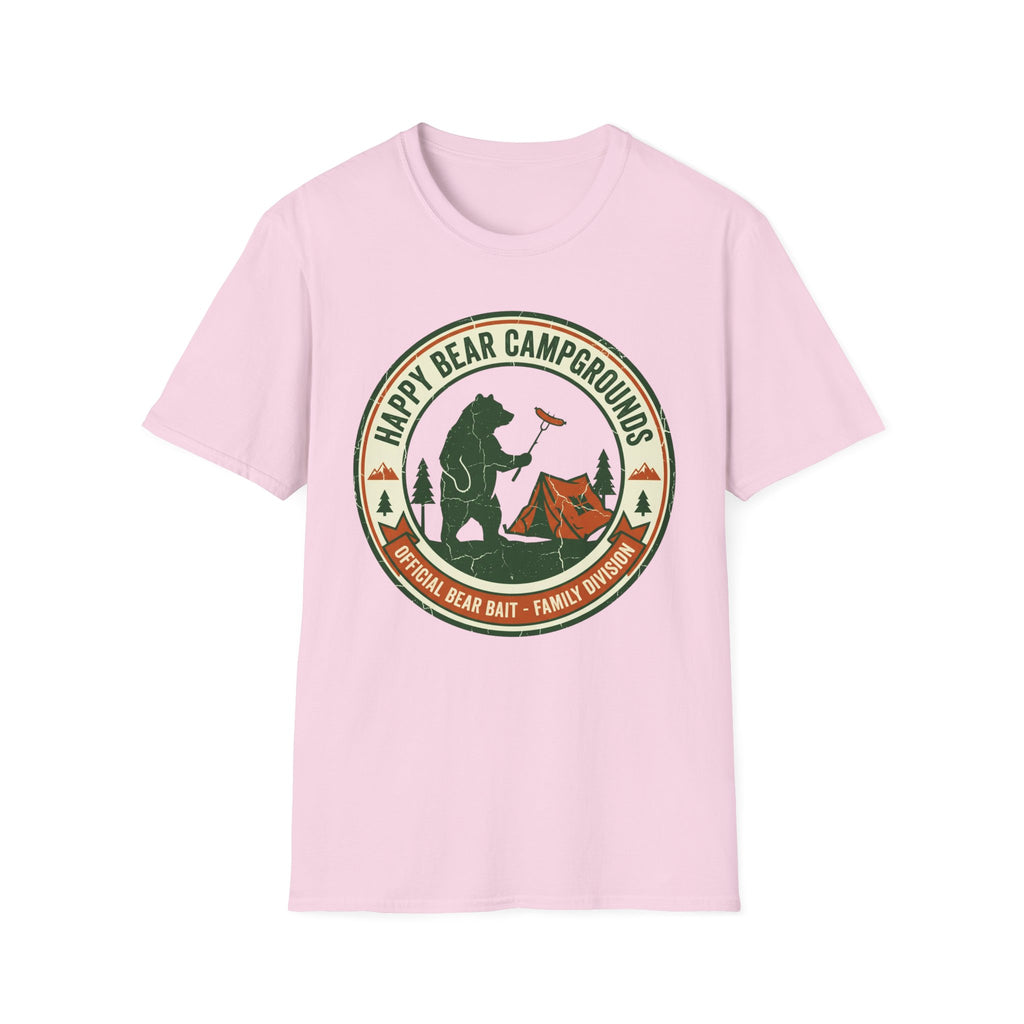 Happy Bear Campgrounds — Official Bear Bait Family Division T-Shirt