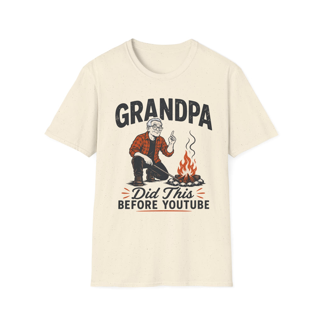 Grandpa — Did This Before YouTube Matching T-Shirt