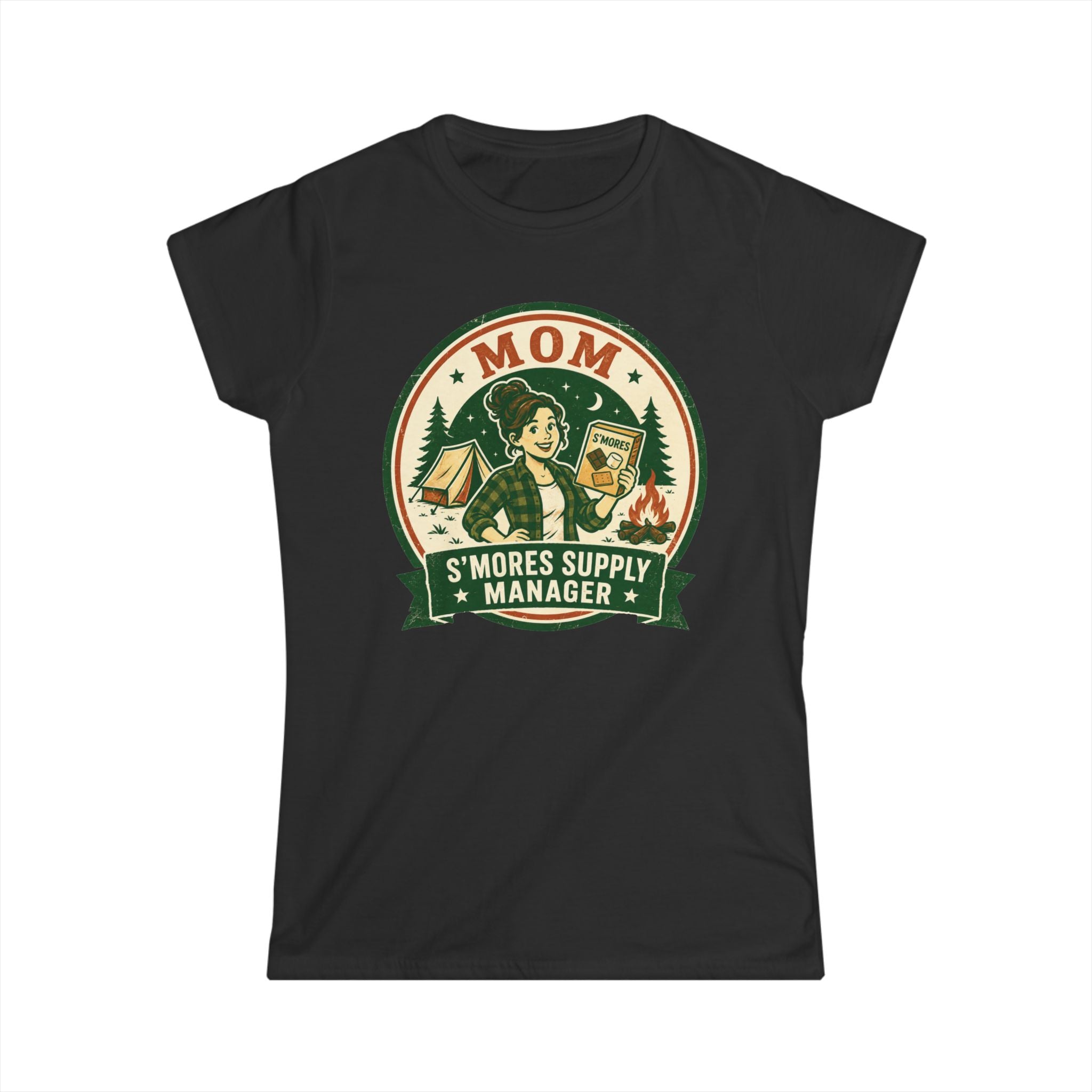 Mom — S'Mores Supply Manager Matching Women T-Shirt