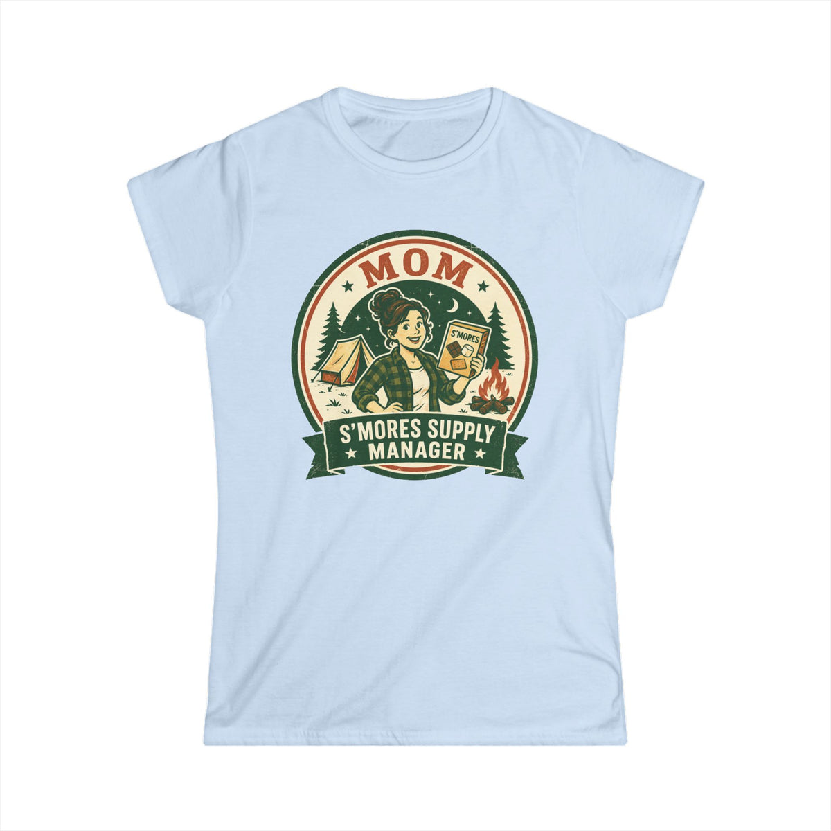 Mom — S'Mores Supply Manager Matching Women T-Shirt