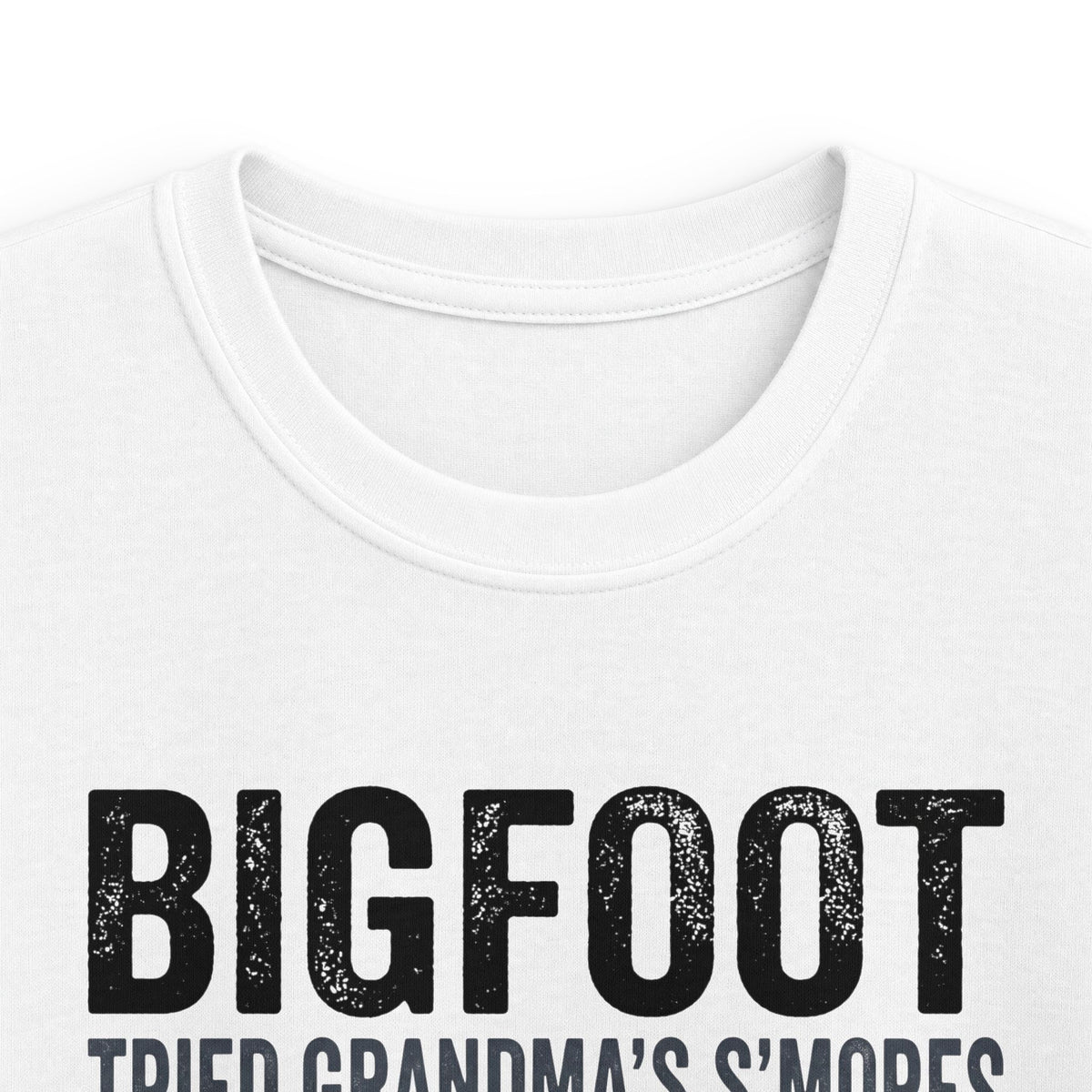 Bigfoot Tried Grandma's S'Mores — And Stopped Hiding Matching Kids T-Shirt