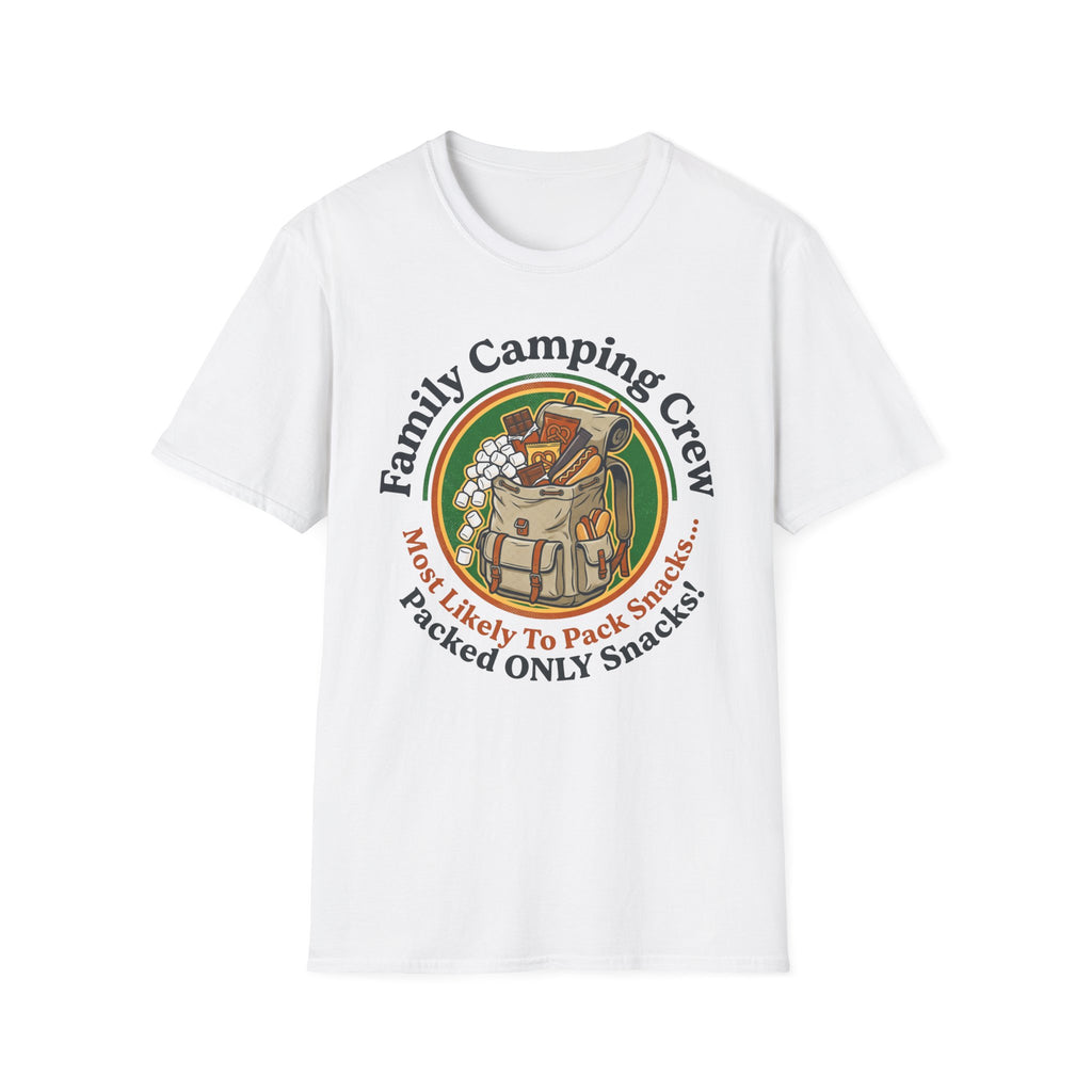 Most Likely To Pack Snacks Packed Only Snacks — Retro T-Shirt