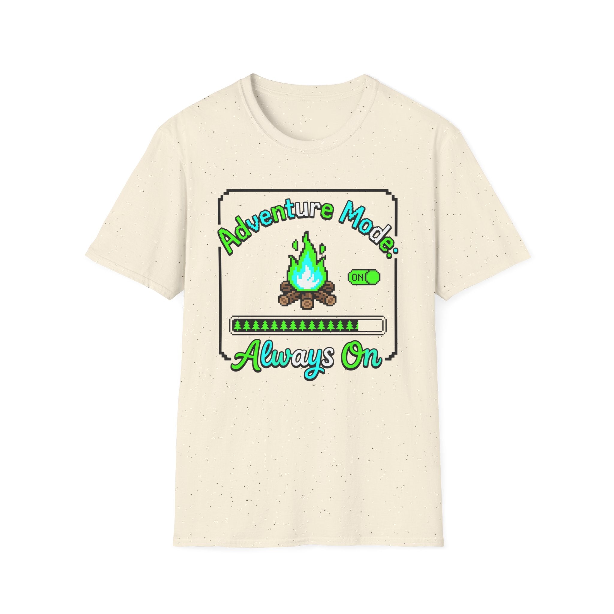 Adventure Mode Always On — 8-Bit T-Shirt