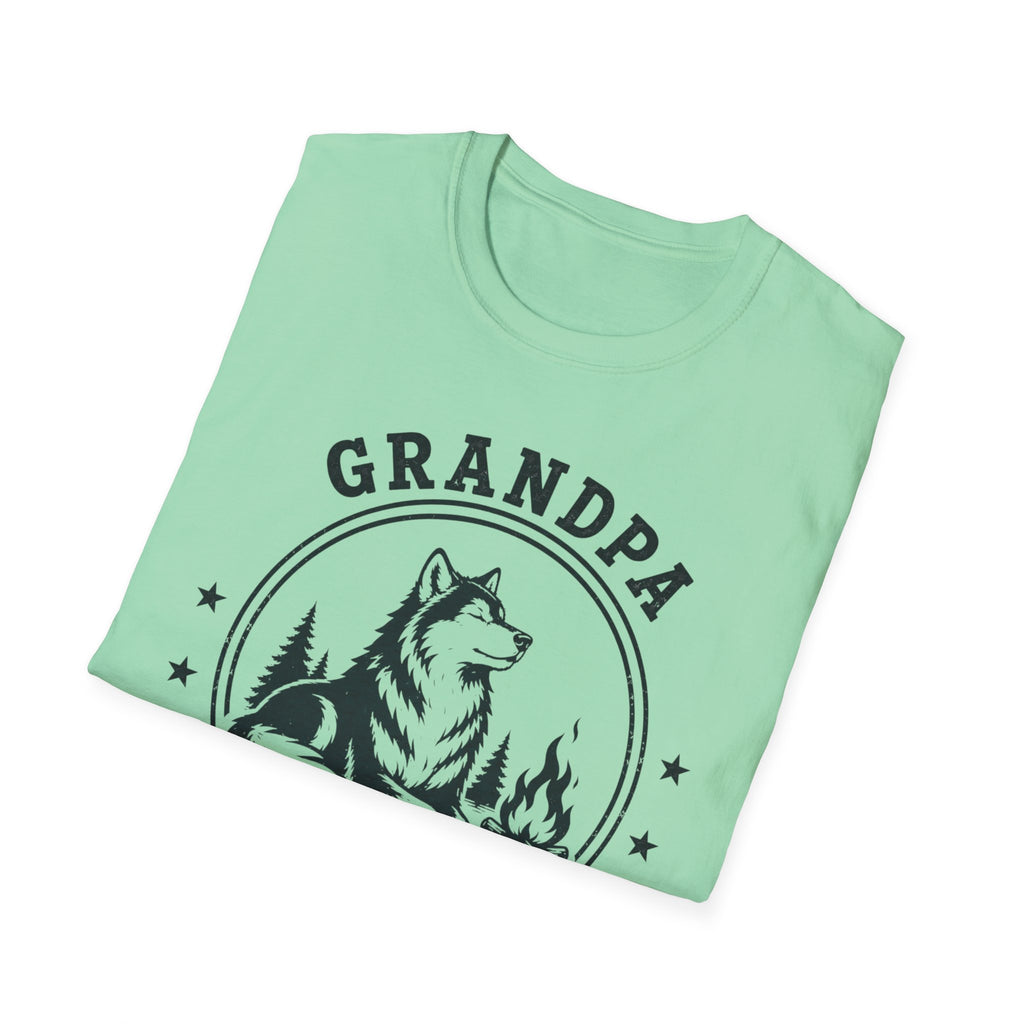 Grandpa — Senior Wolf (Retired) Matching T-Shirt