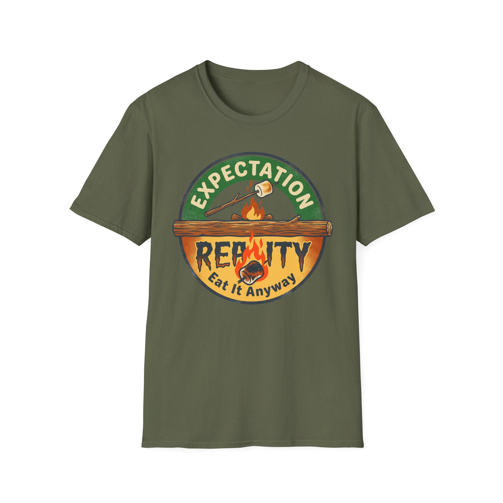 Marshmallow Expectation vs Reality — Eat It Anyway T-Shirt