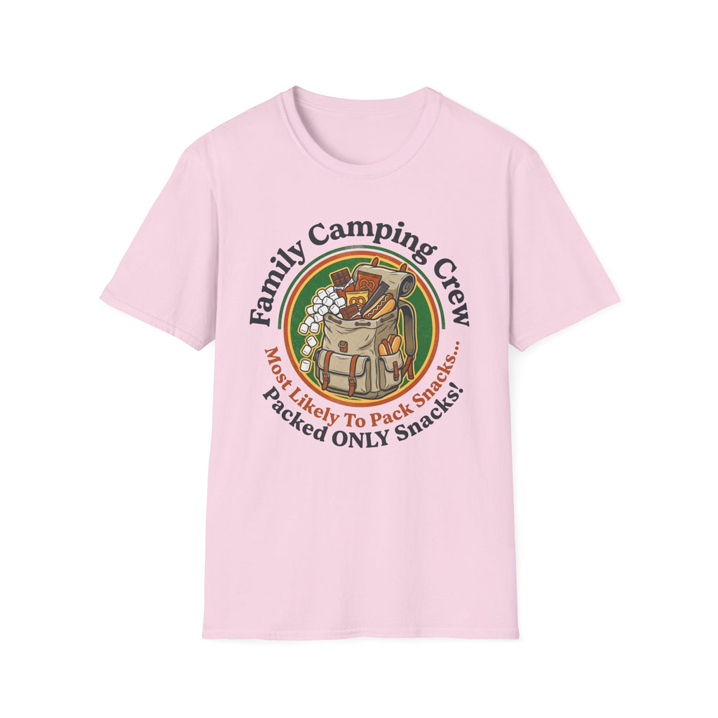 Most Likely To Pack Snacks Packed Only Snacks — Retro T-Shirt