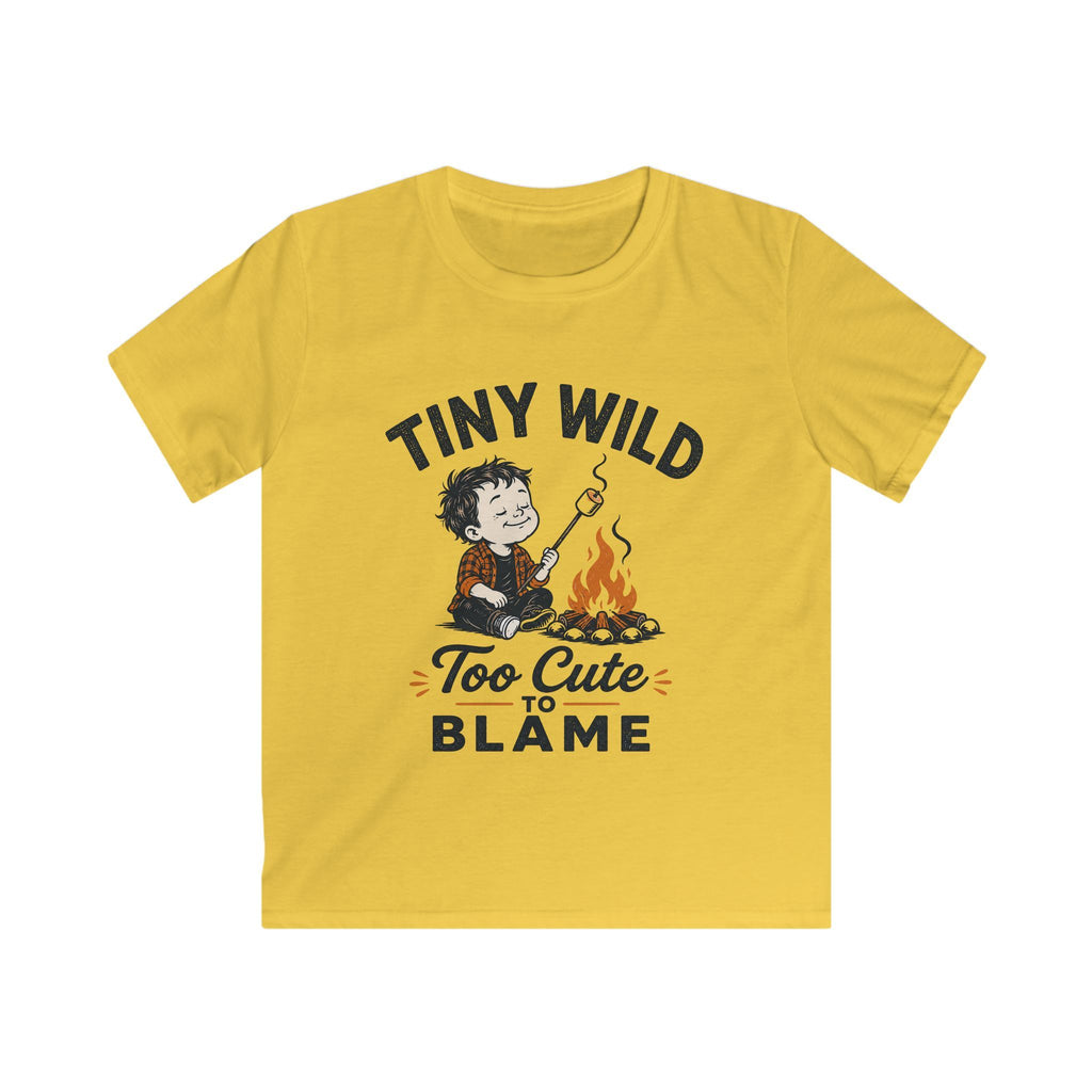 Tiny Wild Boy — Too Cute To Blame Matching Kids T-Shirt