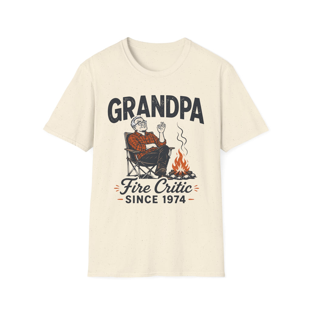 Grandpa — Fire Critic Since 1974 Matching T-Shirt