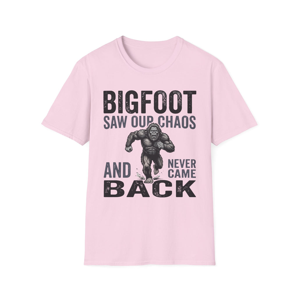 Bigfoot Saw Our Chaos — And Never Came Back Matching T-Shirt