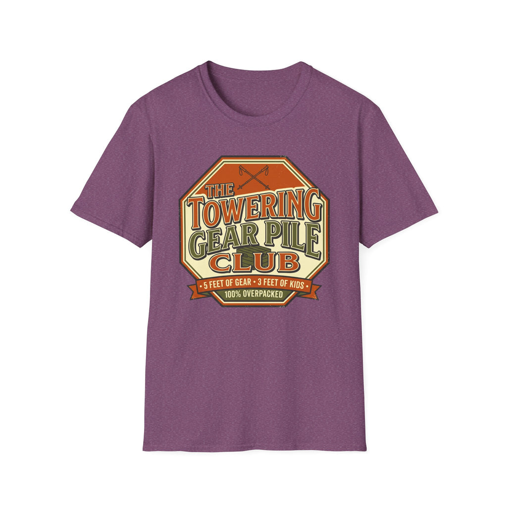 The Towering Gear Pile Club — 100% Overpacked T-Shirt