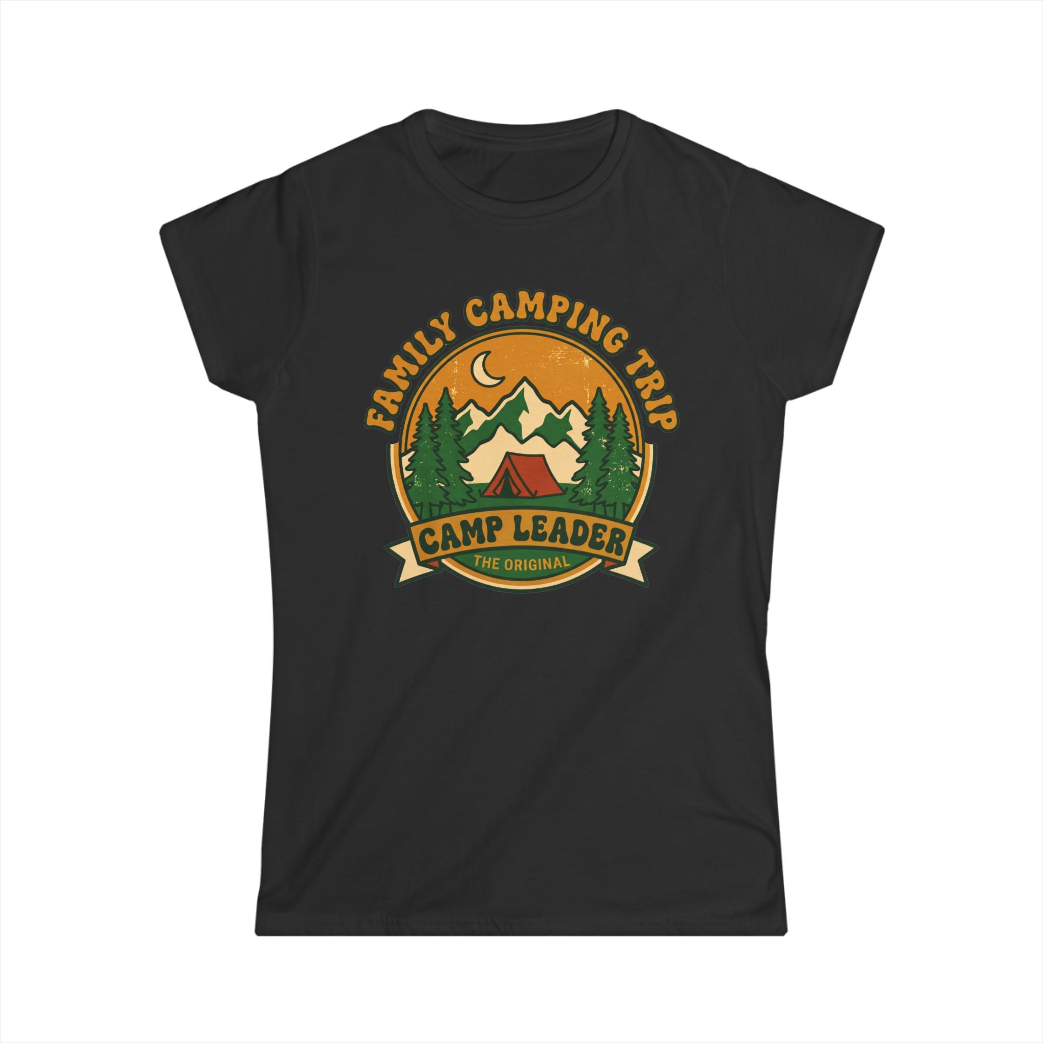 Family Camping Trip — Camp Leader Matching Women T-Shirt