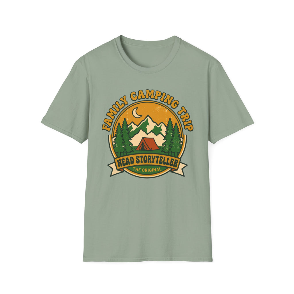 Family Camping Trip — Head Storyteller Matching T-Shirt