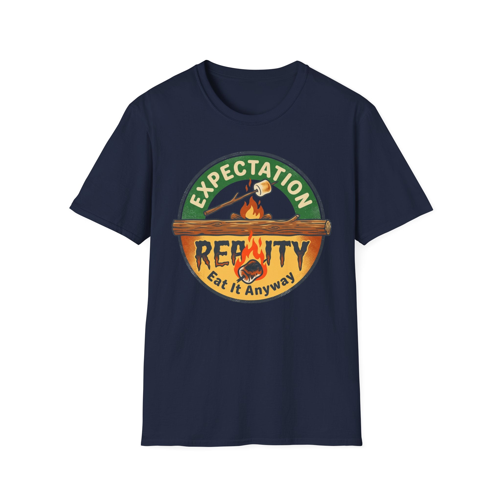 Marshmallow Expectation vs Reality — Eat It Anyway T-Shirt