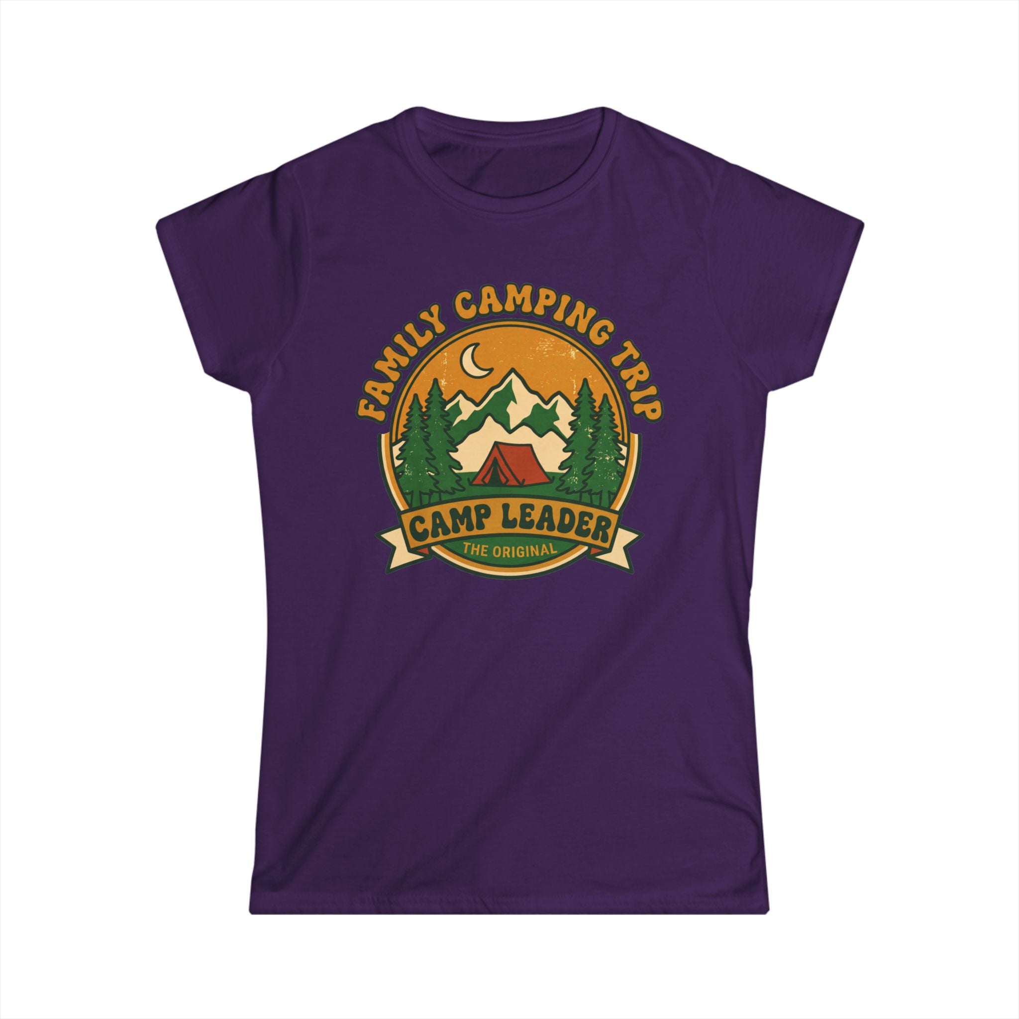 Family Camping Trip — Camp Leader Matching Women T-Shirt