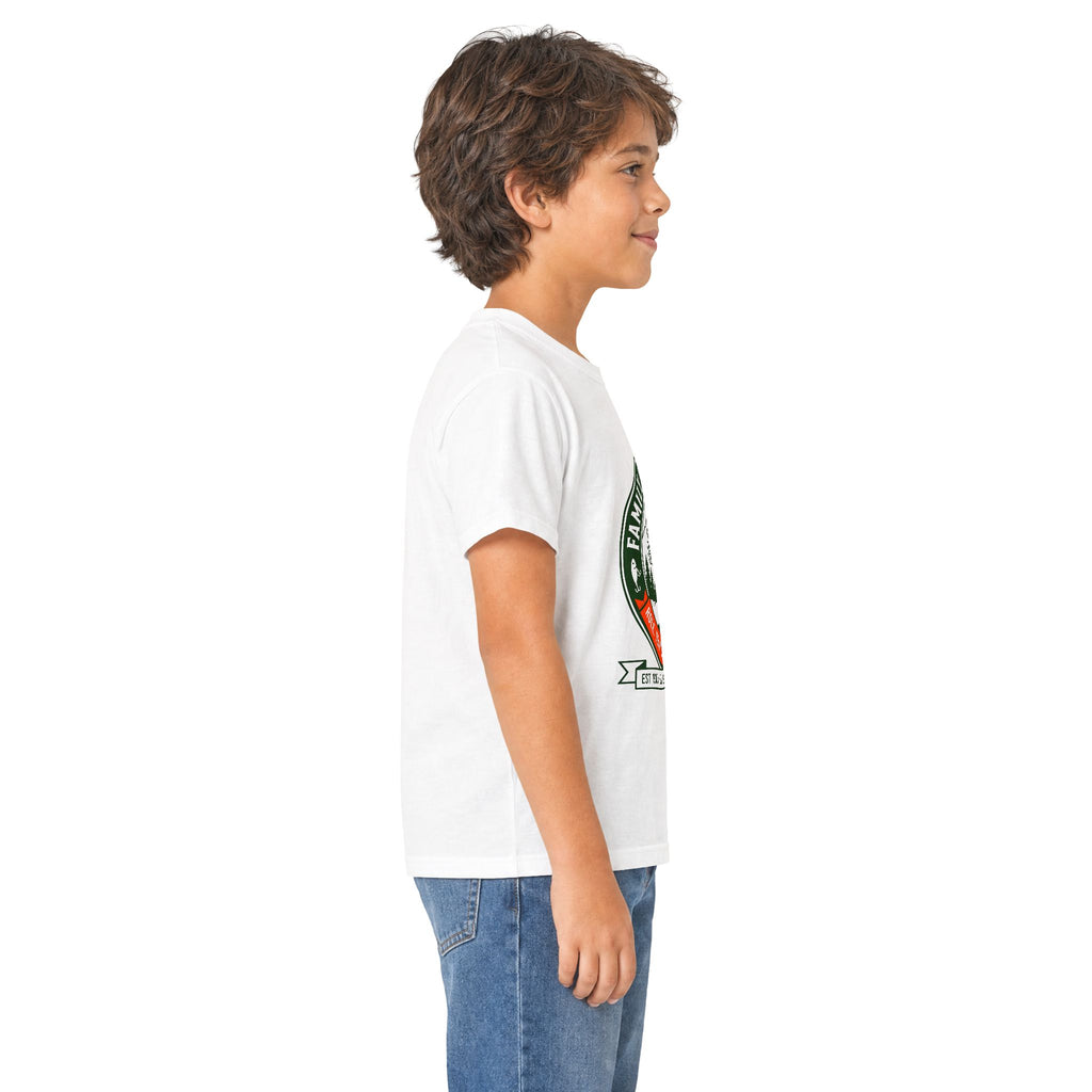 Family Camping Coop — Tent Chief & Bug Finder Matching Kids T-Shirt