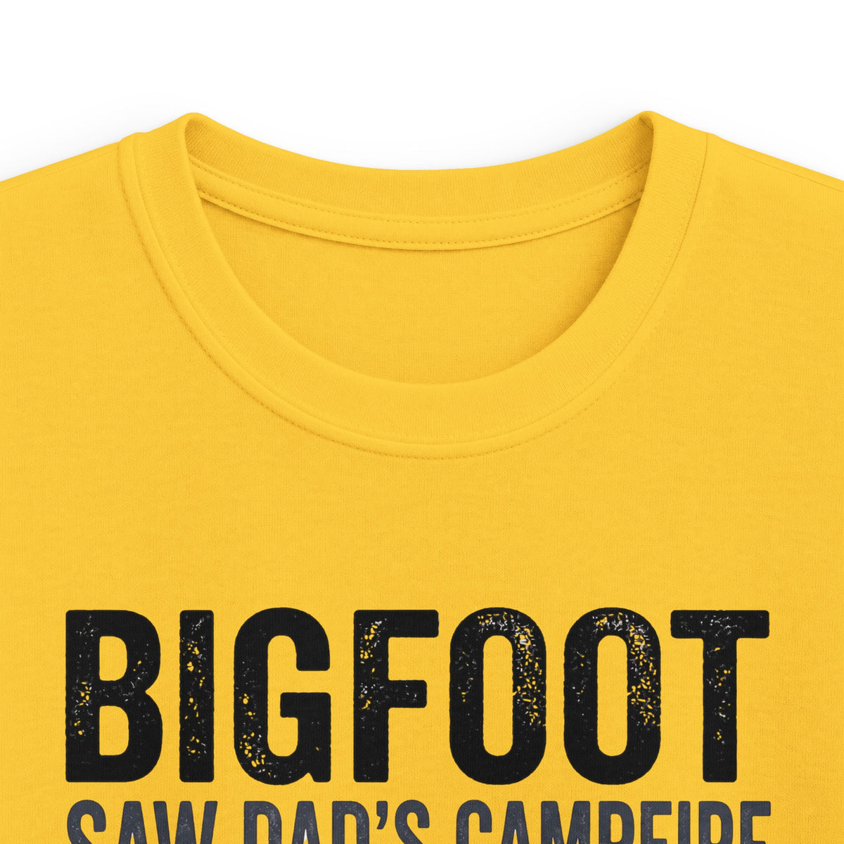 Bigfoot Saw Dad's Campfire — And Kept His Distance Matching Kids T-Shirt