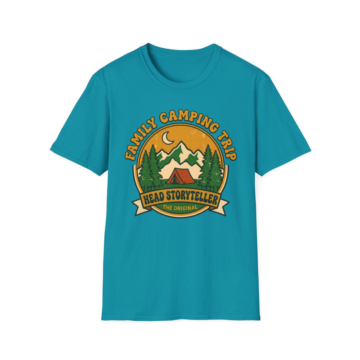Family Camping Trip — Head Storyteller Matching T-Shirt