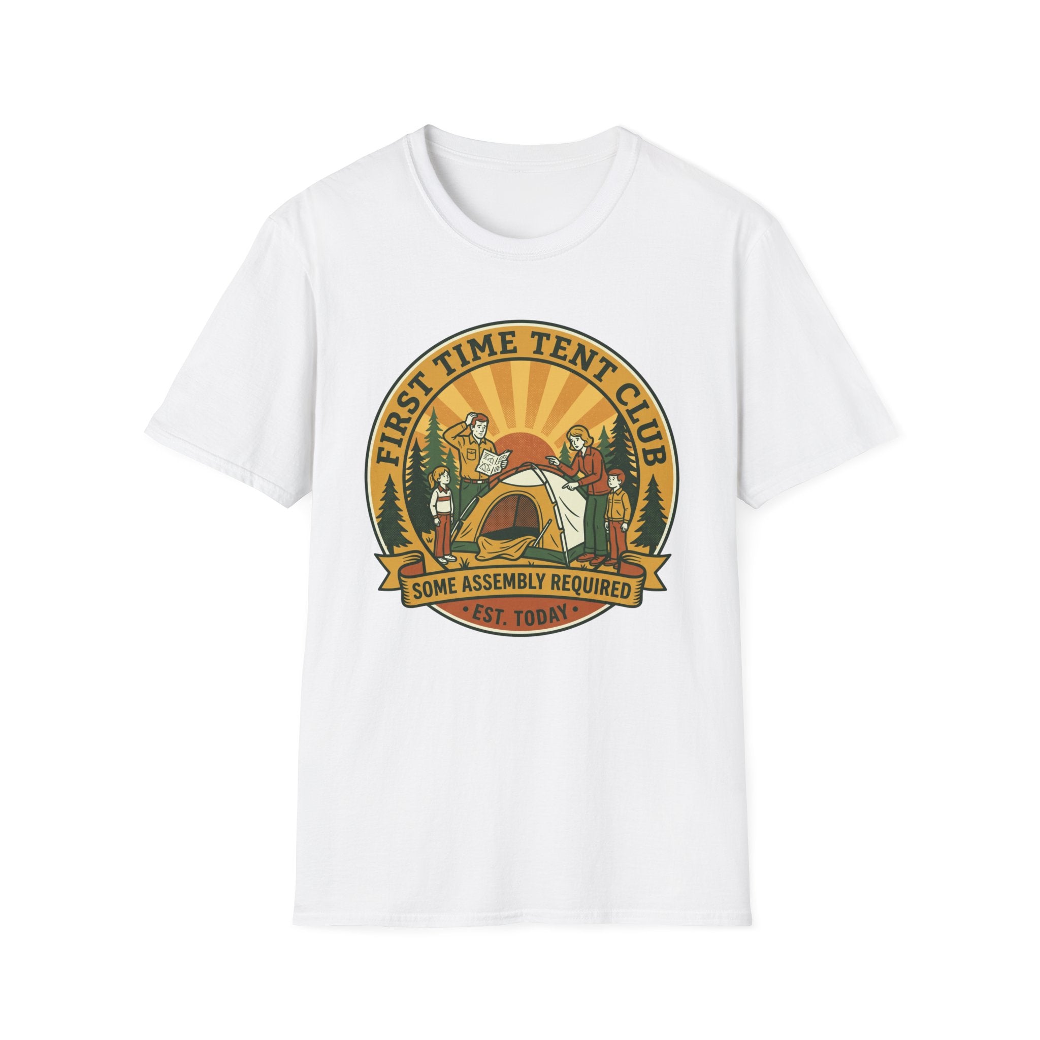 First Time Tent Club — Some Assembly Required T-Shirt