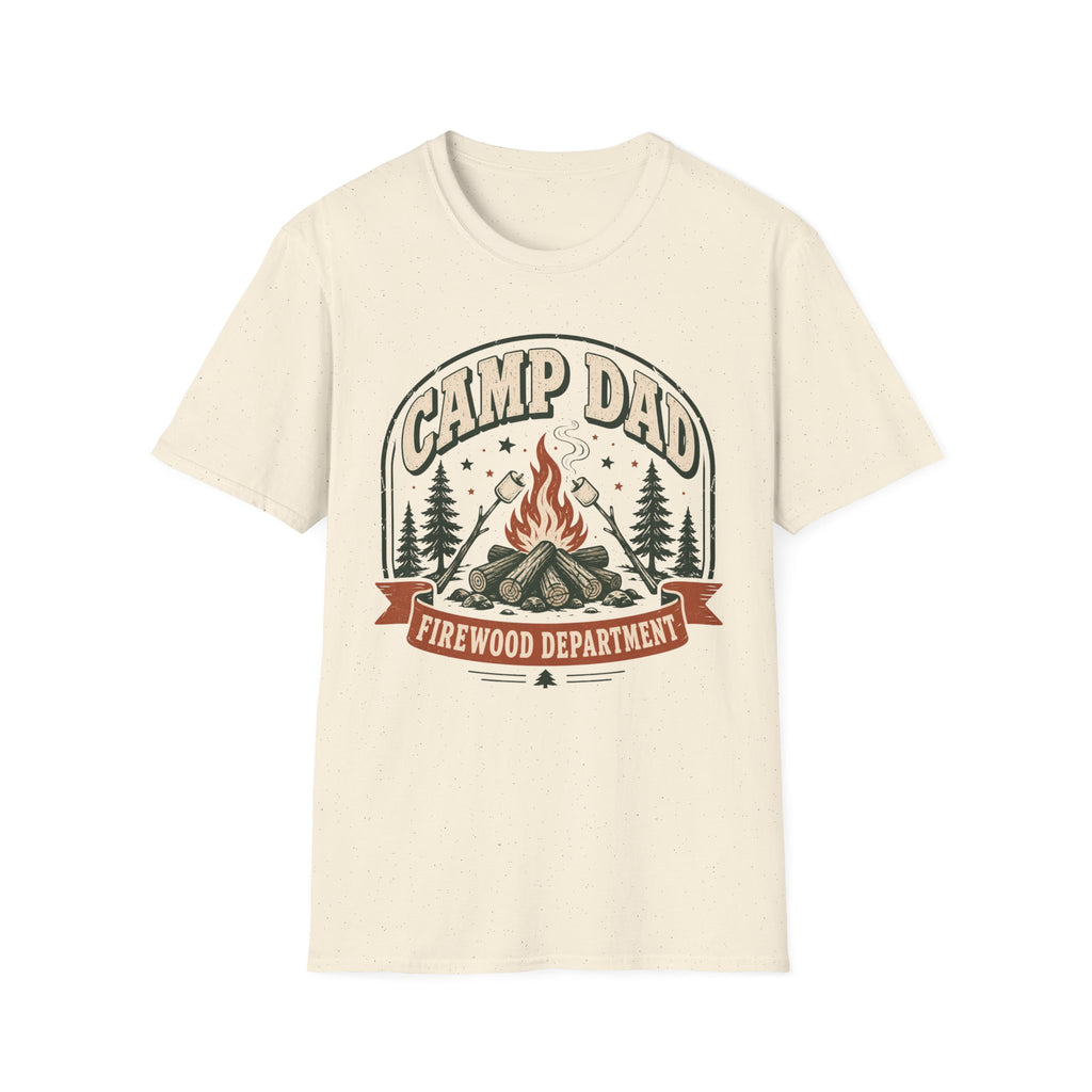 Camp Dad — Firewood Department Retro T-Shirt
