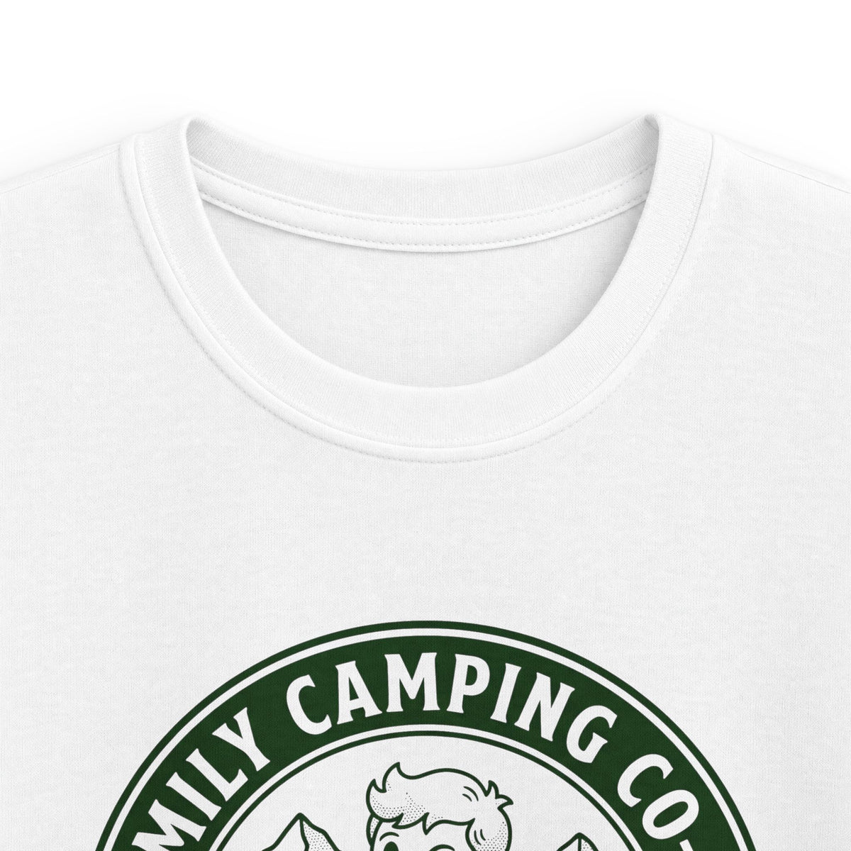 Family Camping Coop — Trail Blazer & Map Master Matching Kids T-Shirt