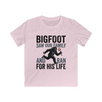 Bigfoot Saw Our Family And Ran For His Life Matching Kids T-Shirt