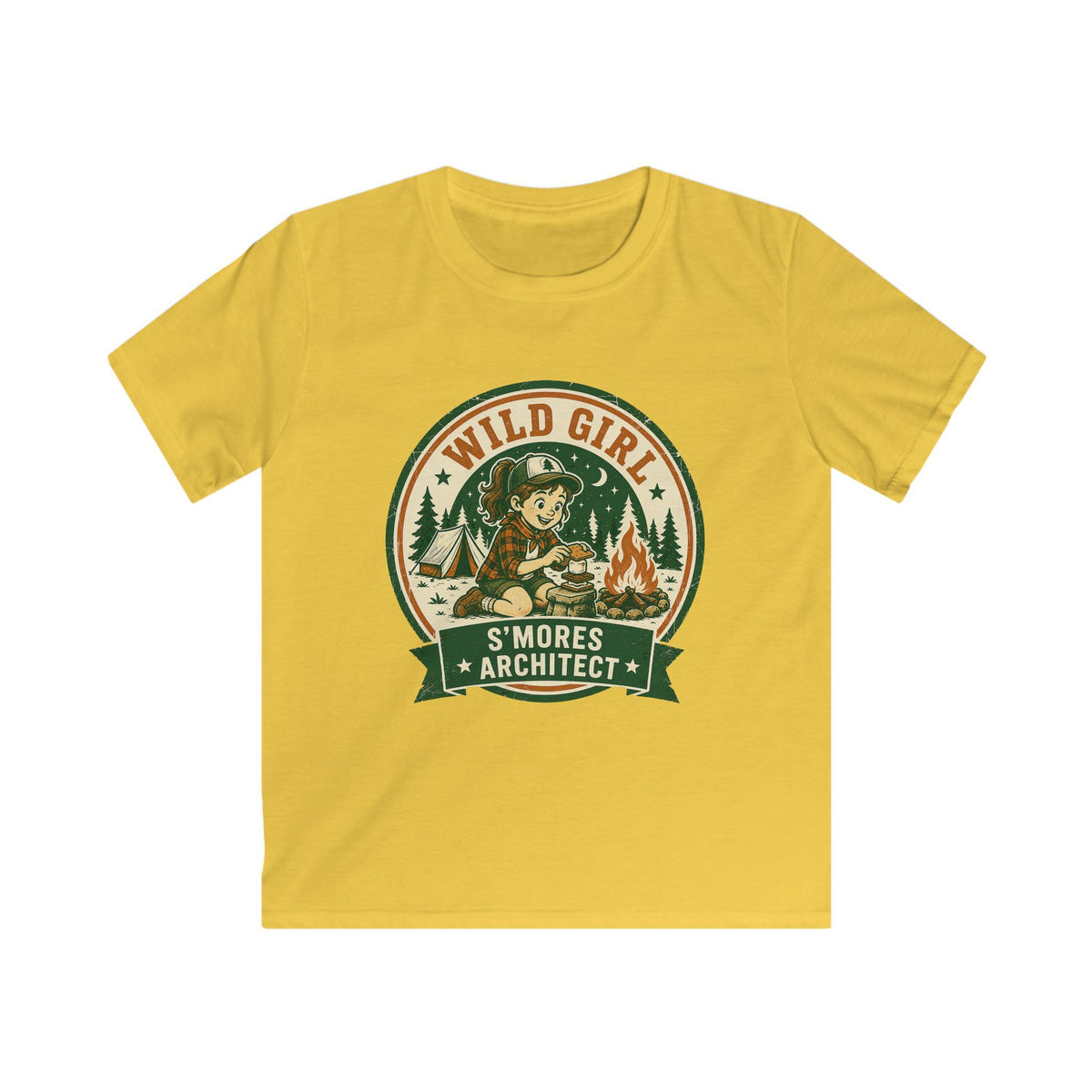 Wild Girl — S'Mores Architect Matching Kids T-Shirt