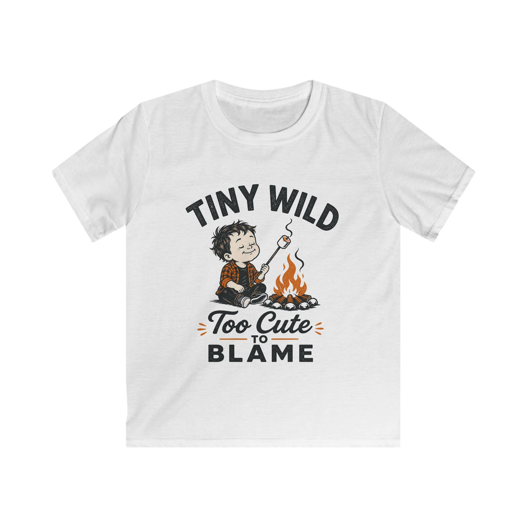 Tiny Wild Boy — Too Cute To Blame Matching Kids T-Shirt