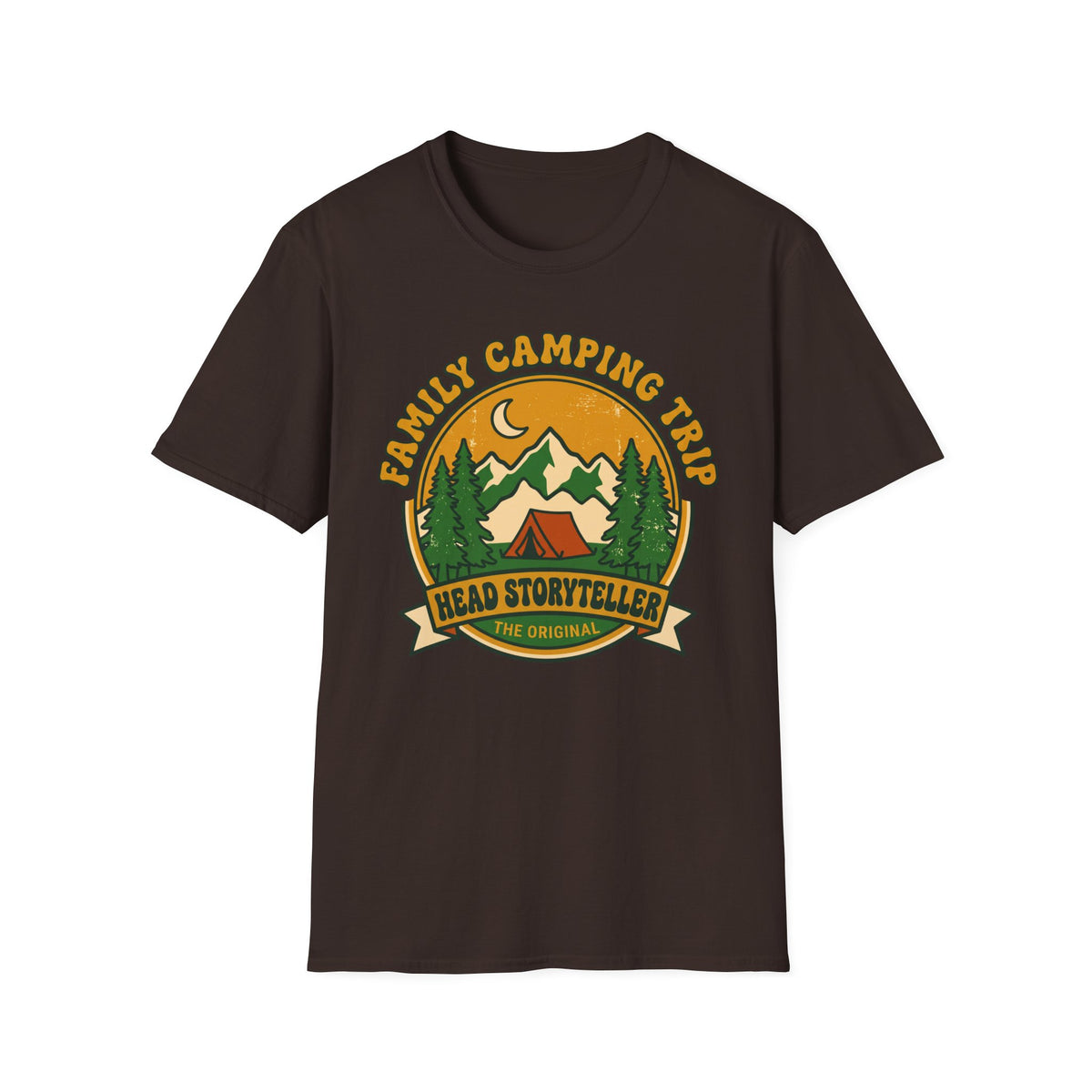 Family Camping Trip — Head Storyteller Matching T-Shirt