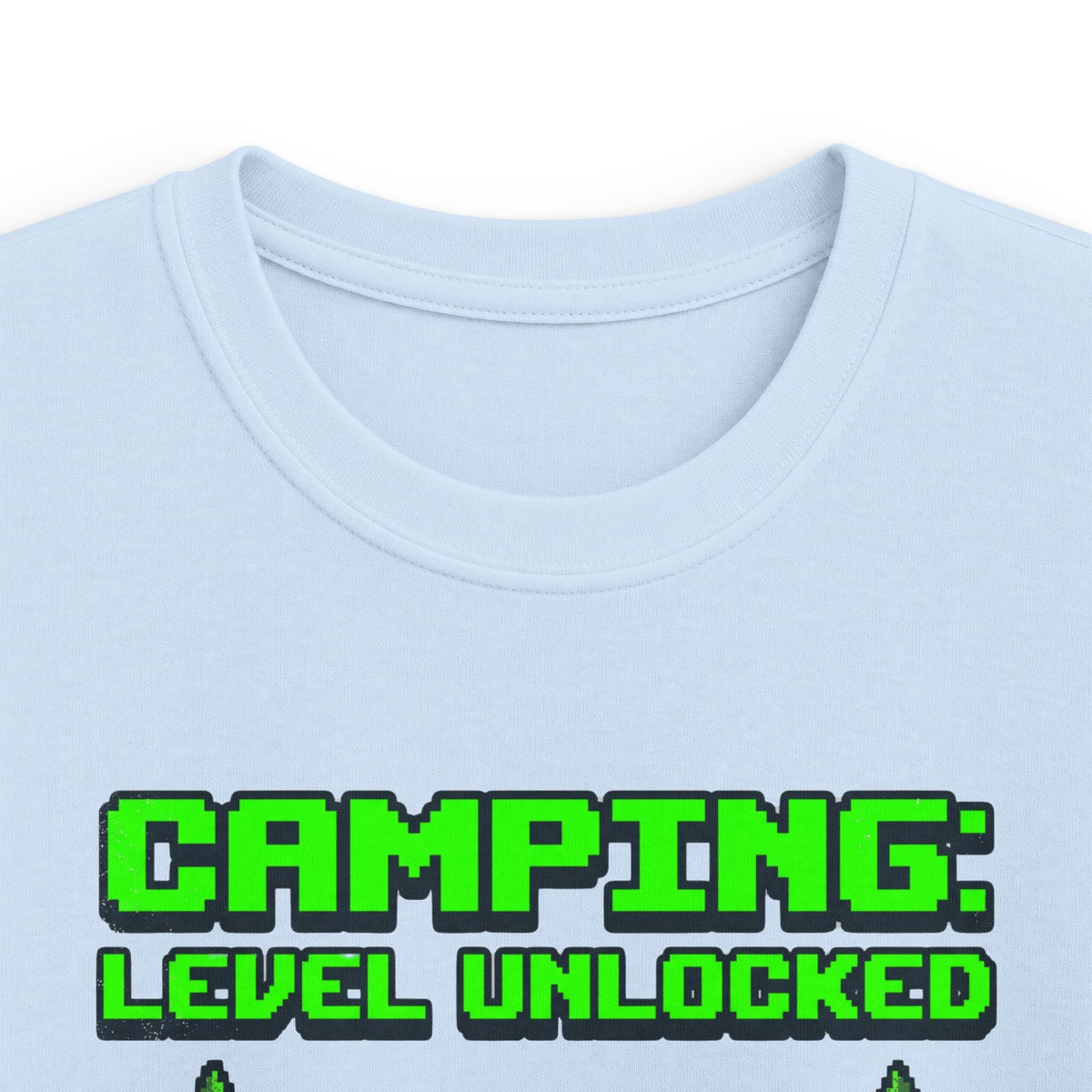 Camping — Level Unlocked Family Adventure Mode On Kids T-Shirt