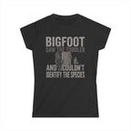Bigfoot Saw The Toddler — And Couldn't Identify The Species Matching Women T-Shirt