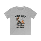 Tiny Wild Girl — Too Cute To Blame Matching Kids T-Shirt