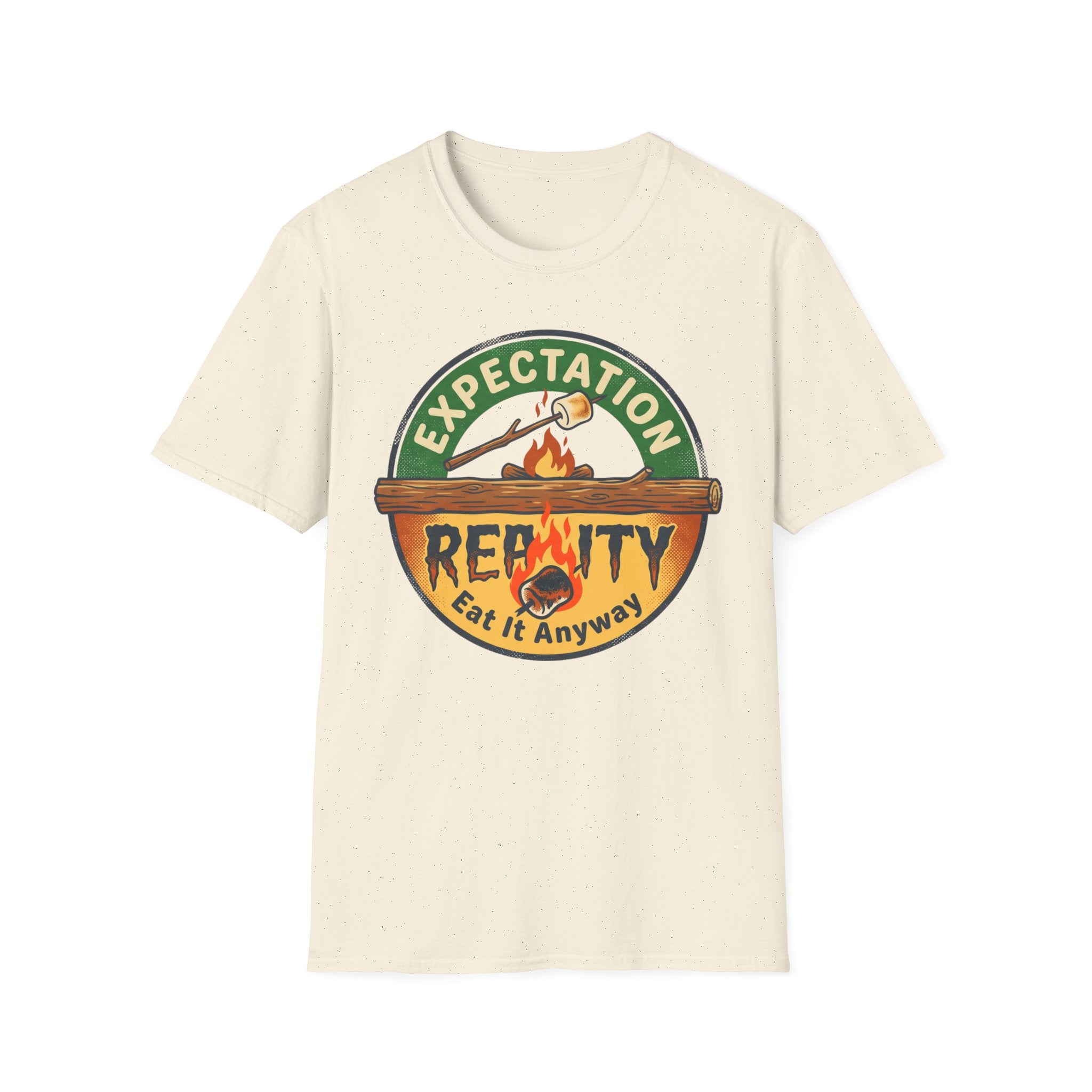 Marshmallow Expectation vs Reality — Eat It Anyway T-Shirt