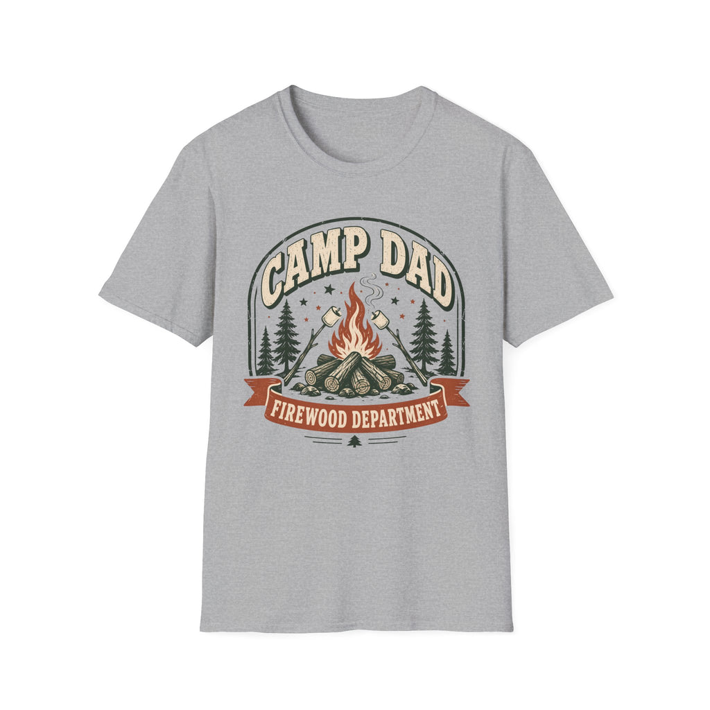 Camp Dad — Firewood Department Retro T-Shirt