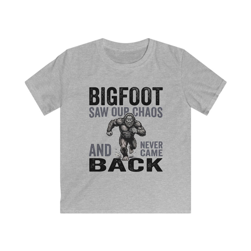 Bigfoot Saw Our Chaos — And Never Came Back Matching Kids T-Shirt