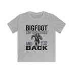 Bigfoot Saw Our Chaos — And Never Came Back Matching Kids T-Shirt