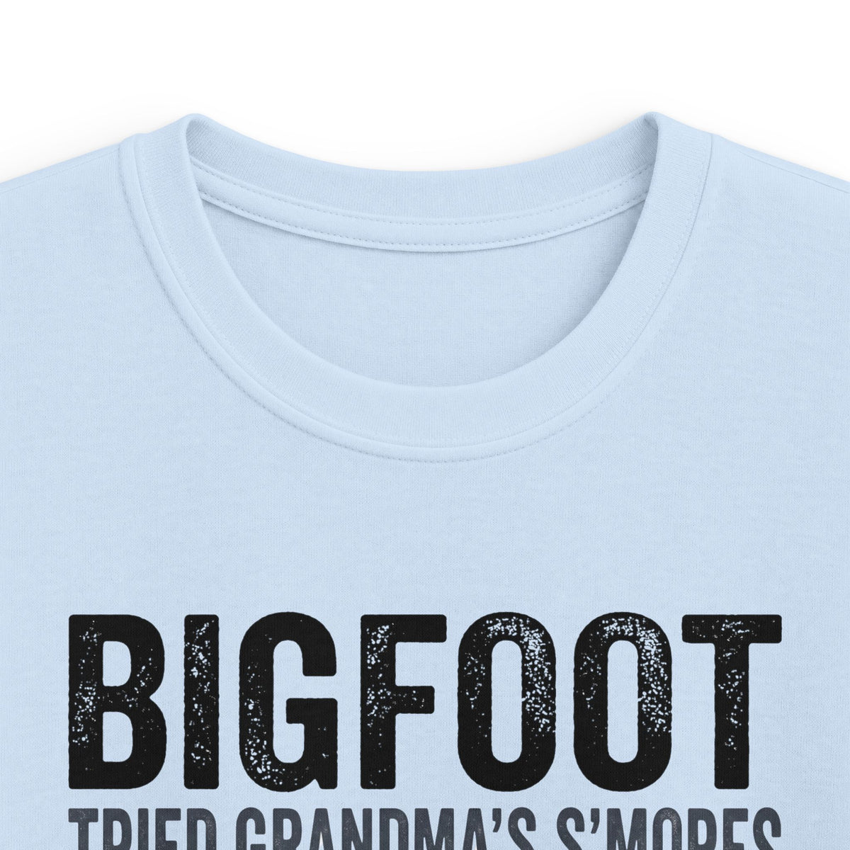 Bigfoot Tried Grandma's S'Mores — And Stopped Hiding Matching Kids T-Shirt