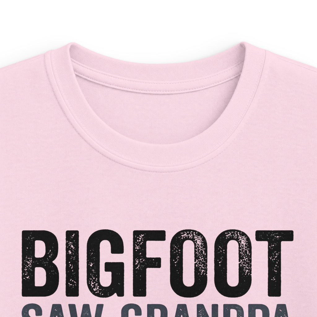 Bigfoot Saw Grandpa — And Finally Met a Legend Matching Kids T-Shirt