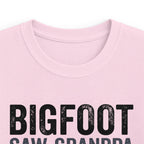 Bigfoot Saw Grandpa — And Finally Met a Legend Matching Kids T-Shirt