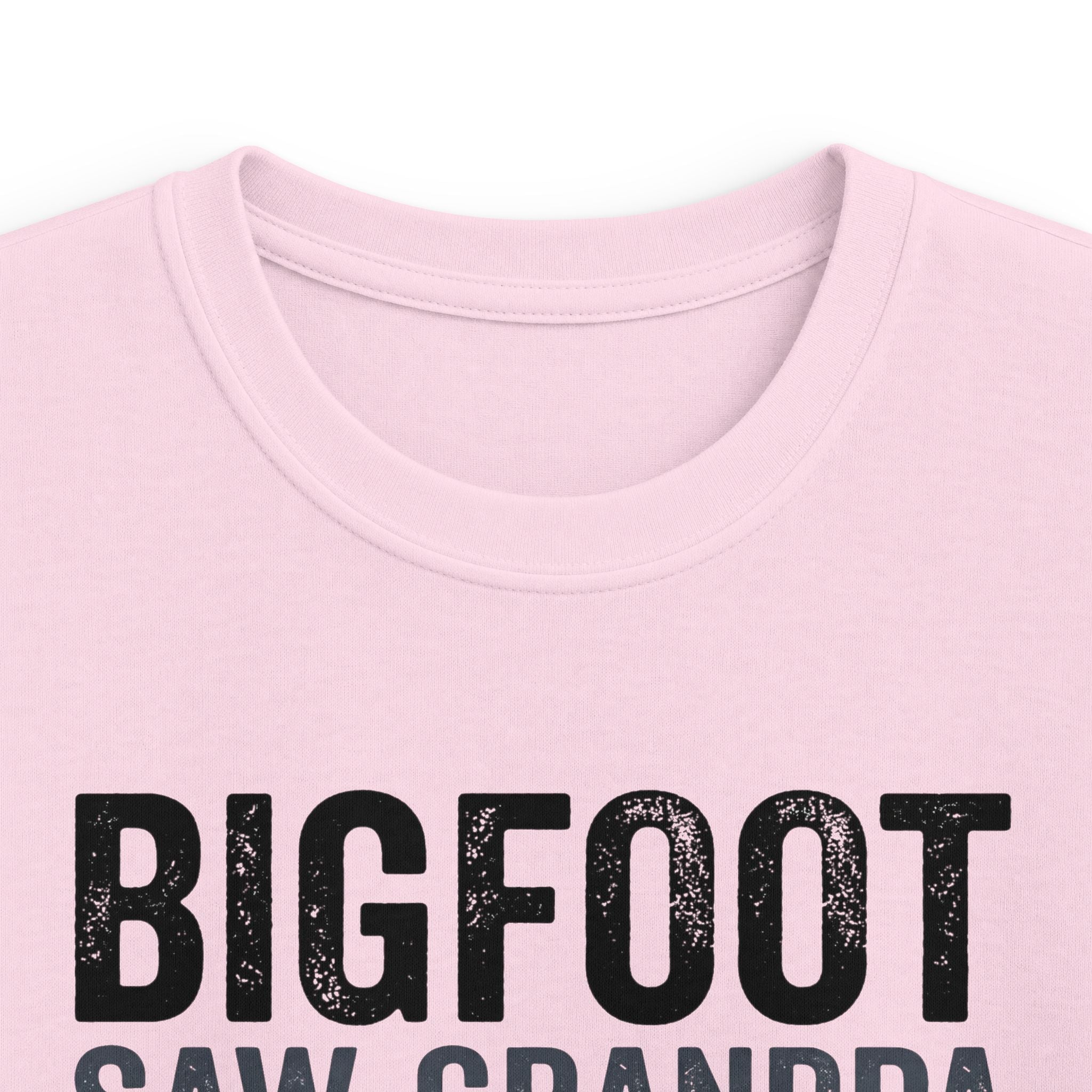 Bigfoot Saw Grandpa — And Finally Met a Legend Matching Kids T-Shirt