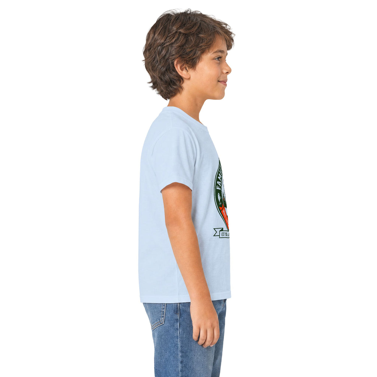 Family Camping Coop — Trail Blazer & Map Master Matching Kids T-Shirt