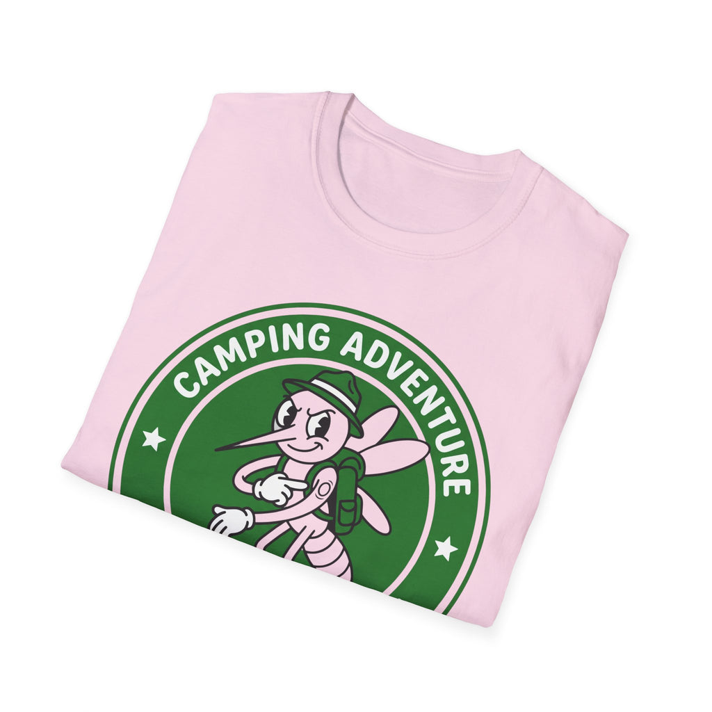 Camping Adventure — Blood Donor Team With Mosquitoes T-Shirt