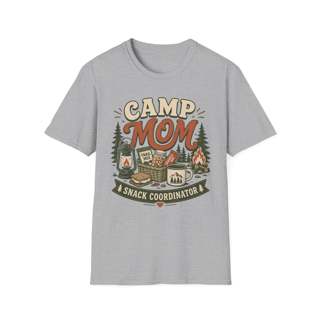 Camp Mom — Snack Coordinator Retro T-Shirt