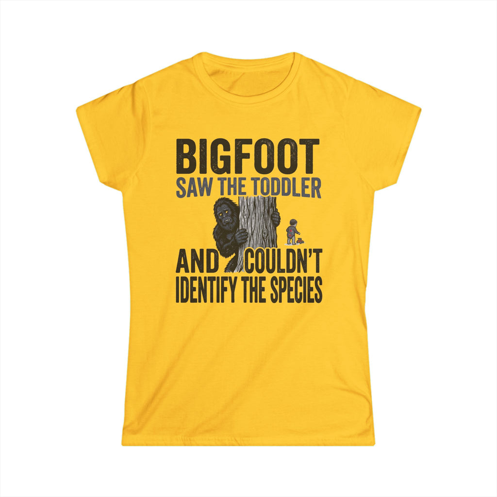 Bigfoot Saw The Toddler — And Couldn't Identify The Species Matching Women T-Shirt