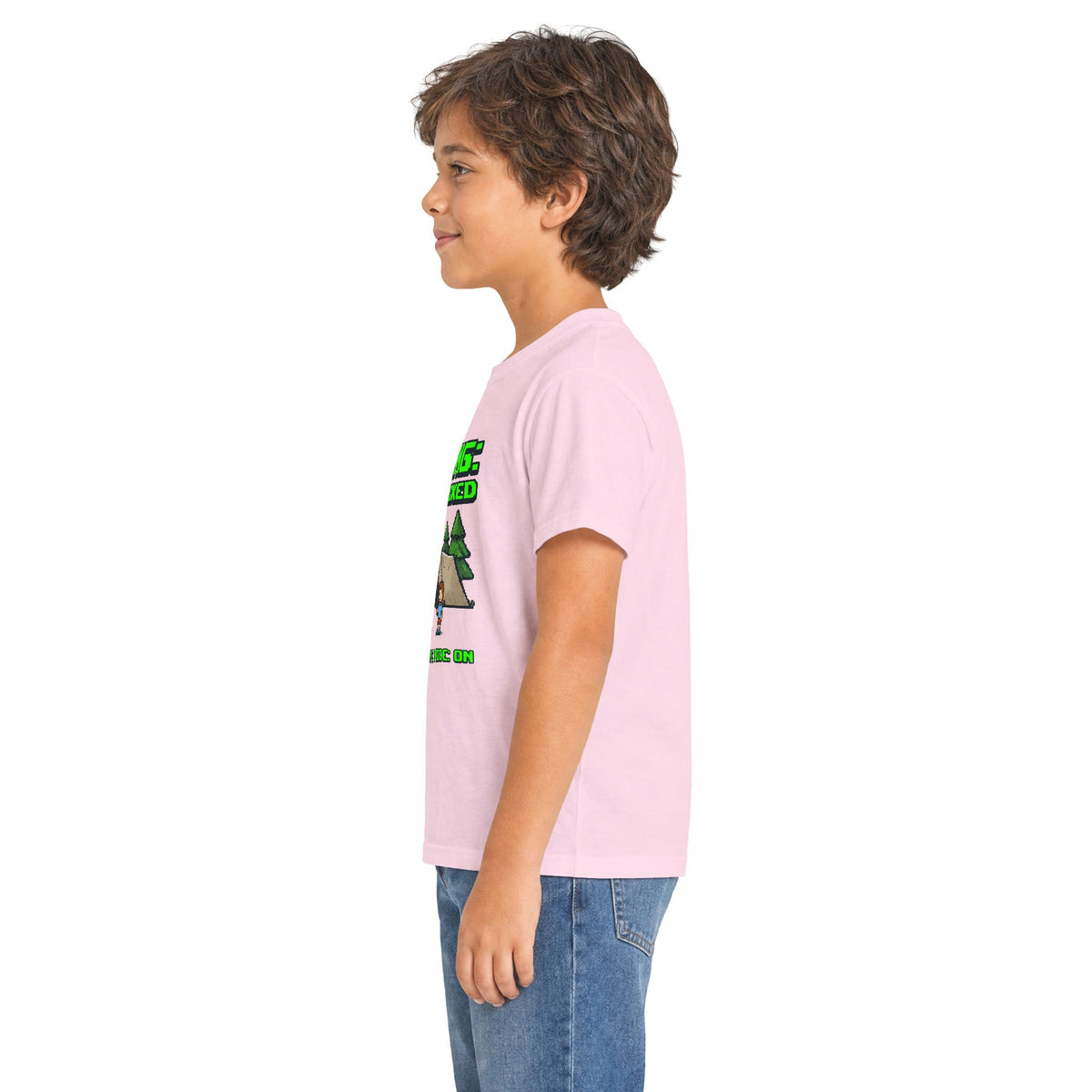 Camping — Level Unlocked Family Adventure Mode On Kids T-Shirt