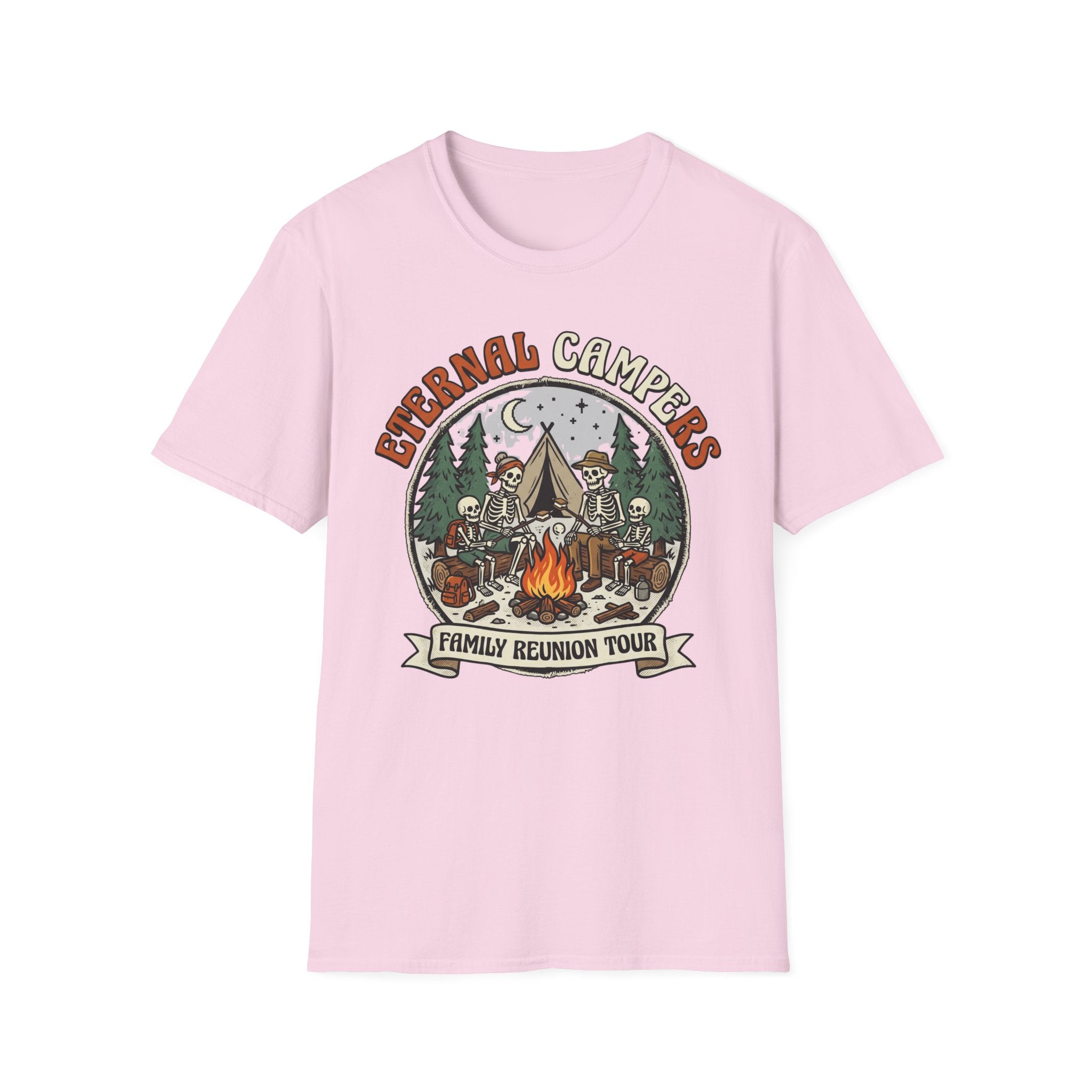 Eternal Campers — Family Reunion Tour With Skeleton T-Shirt