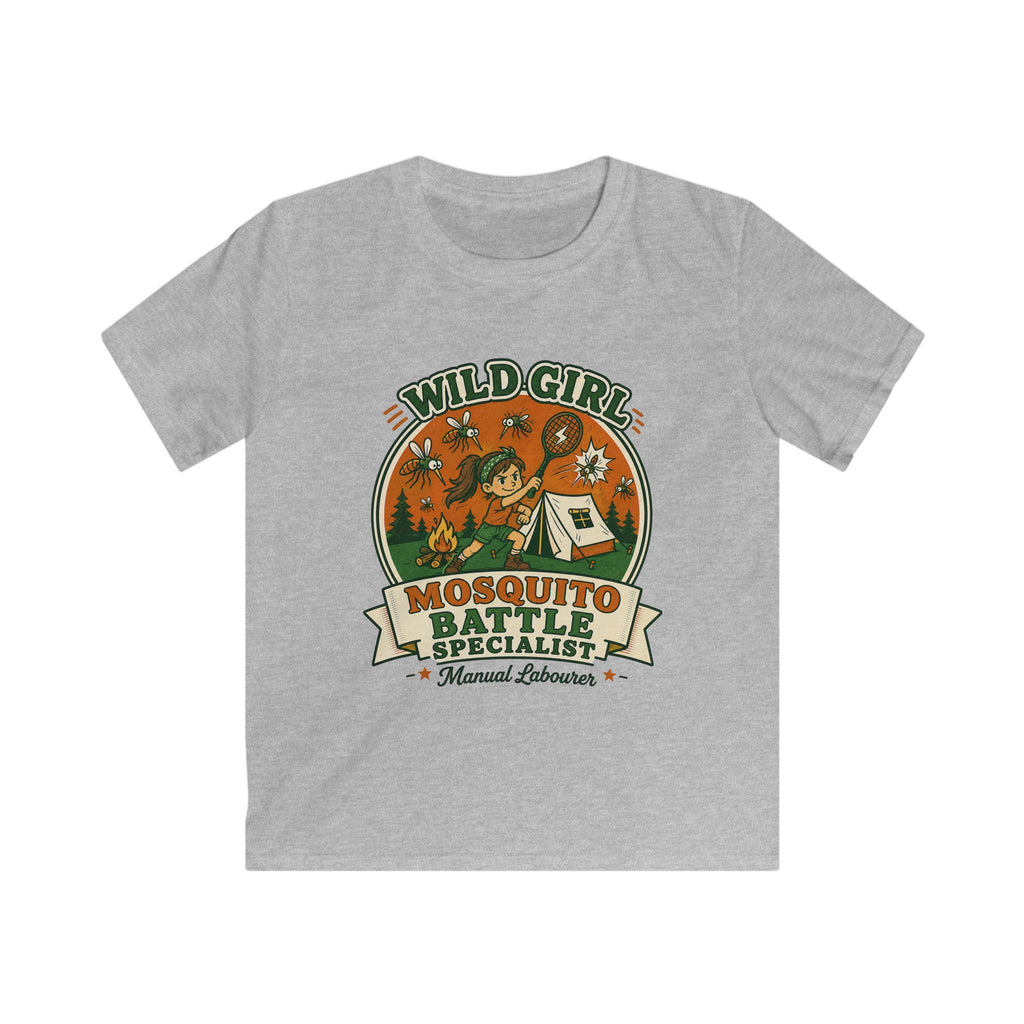Wild Girl — Mosquito Battle Specialist Matching Kids T-Shirt
