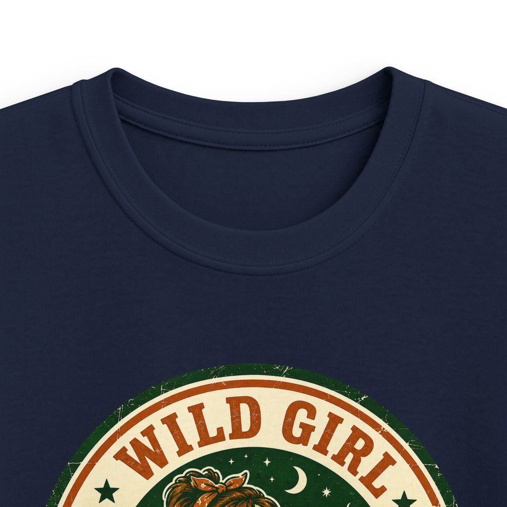 Wild Girl — Marshmallow Tester Matching Kids T-Shirt