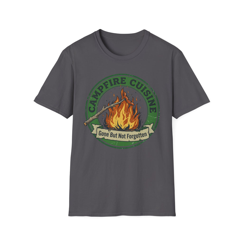 Campfire Cuisine T‑Shirt — Gone But Not Forgotten T-Shirt