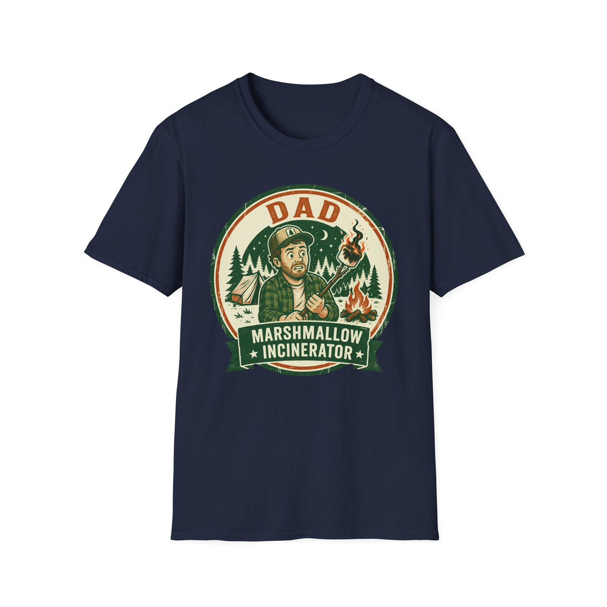 Dad — Marshmallow Incinerator Matching T-Shirt