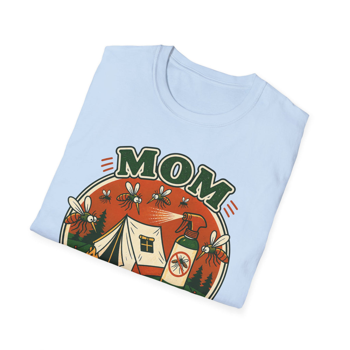 Mom — Bug Spray Officer, Keeping Everyone Alive With Mosquitoes Matching T-Shirt